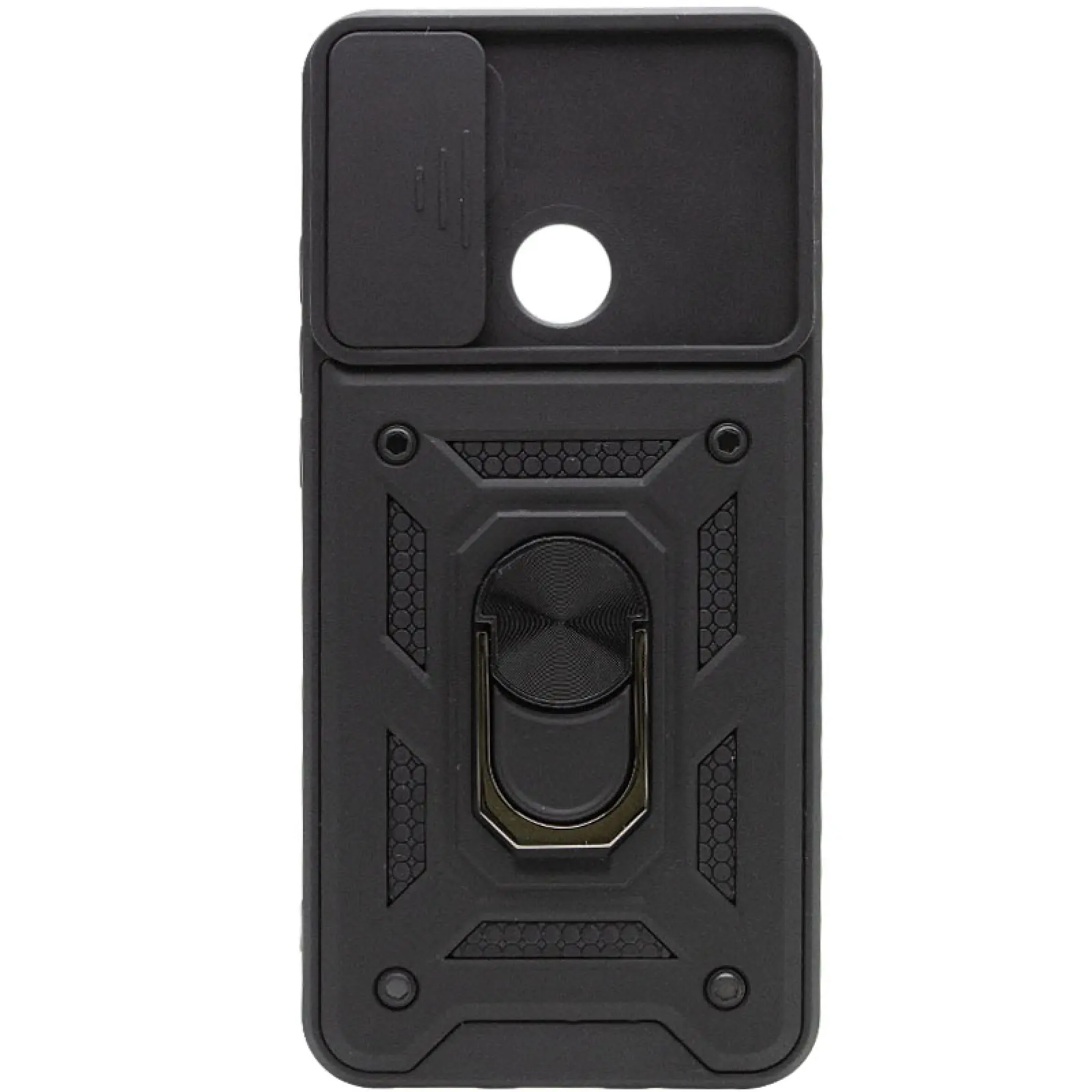 Чехол Ummi Camshield Serge Ring для Xiaomi Redmi 9C / Redmi 10A, Черный / Black 1, TPU+PC, купить оптом с доставкой