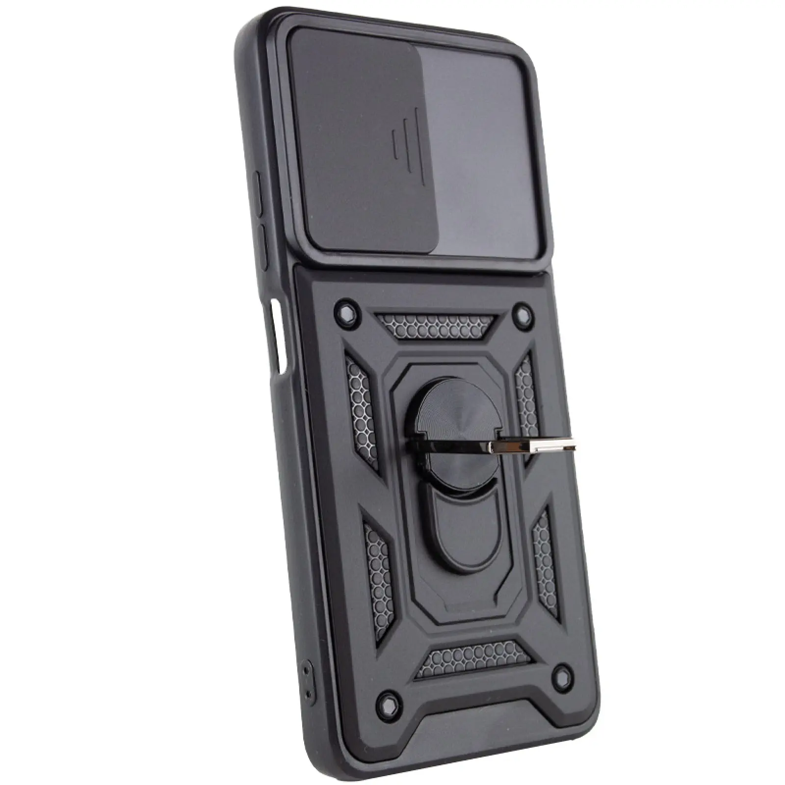 Чехол Ummi Camshield Serge Ring для Xiaomi Redmi 9C / Redmi 10A, Черный / Black 2, TPU+PC, купить оптом с доставкой