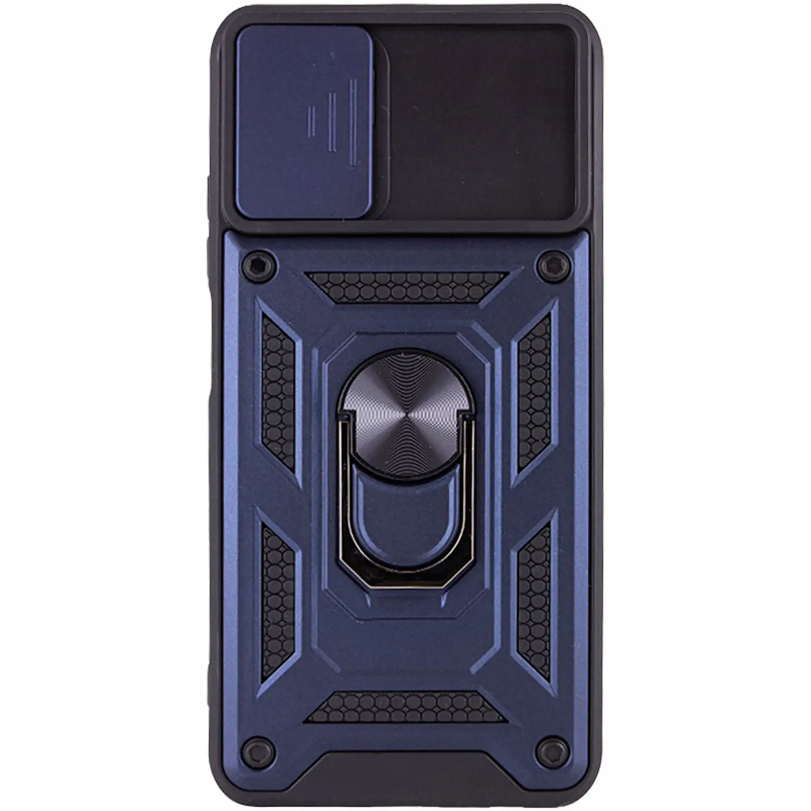 Чохол Ummi Camshield Serge Ring для Xiaomi Redmi Note 10 / Note 10s / Poco M5s, Синій / Navy 1, TPU+PC, купити оптом з доставкою
