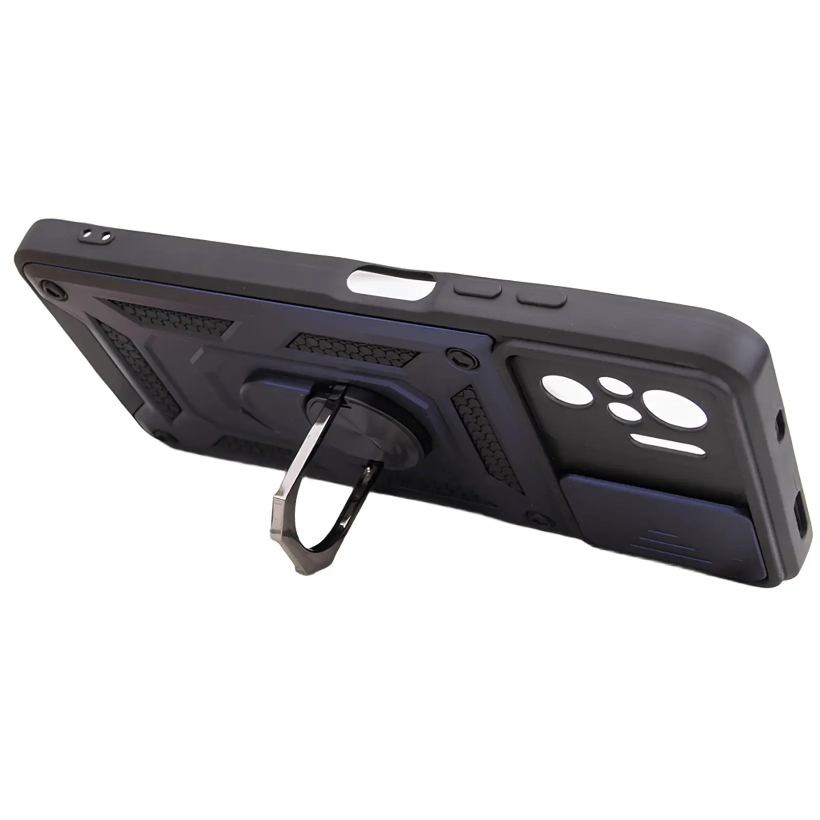 Чохол Ummi Camshield Serge Ring для Xiaomi Redmi Note 10 / Note 10s / Poco M5s, Синій / Navy 2, TPU+PC, купити оптом з доставкою