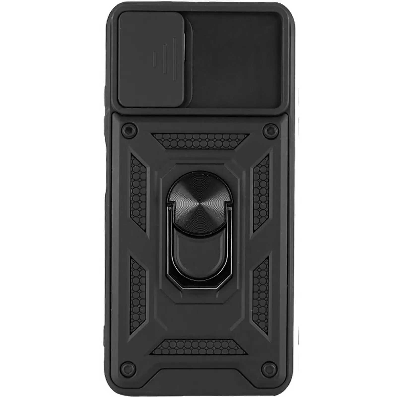 Чохол Ummi Camshield Serge Ring для Xiaomi Redmi Note 10 / Note 10s / Poco M5s, Чорний / Black 1, TPU+PC, купити оптом з доставкою