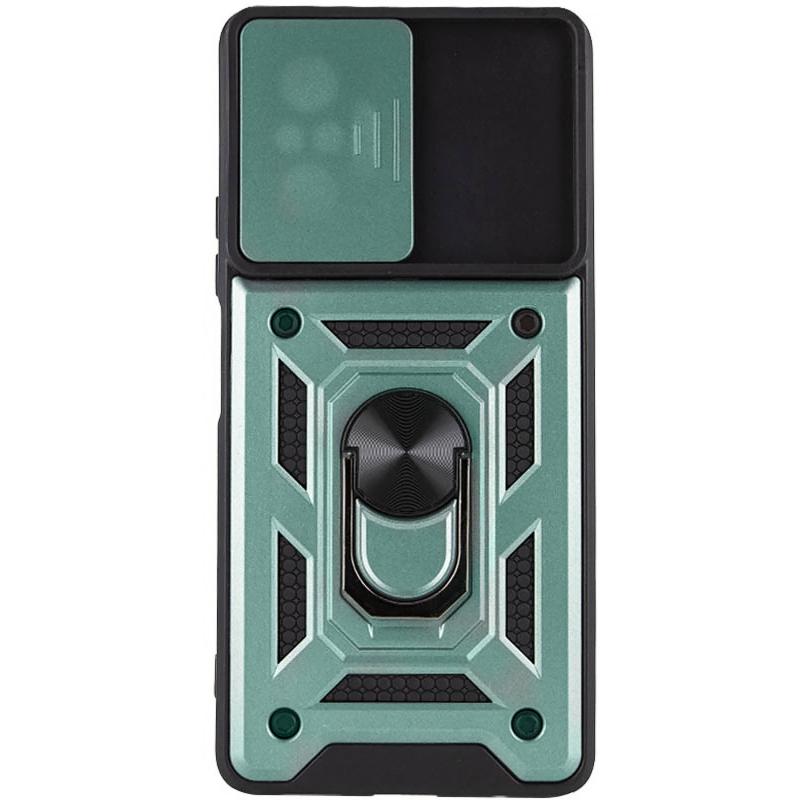 Противоударный чехол Ummi Camshield Serge Ring для Xiaomi Redmi Note 10 Pro | Бронированый с кольцом-подставкой на картинке №2