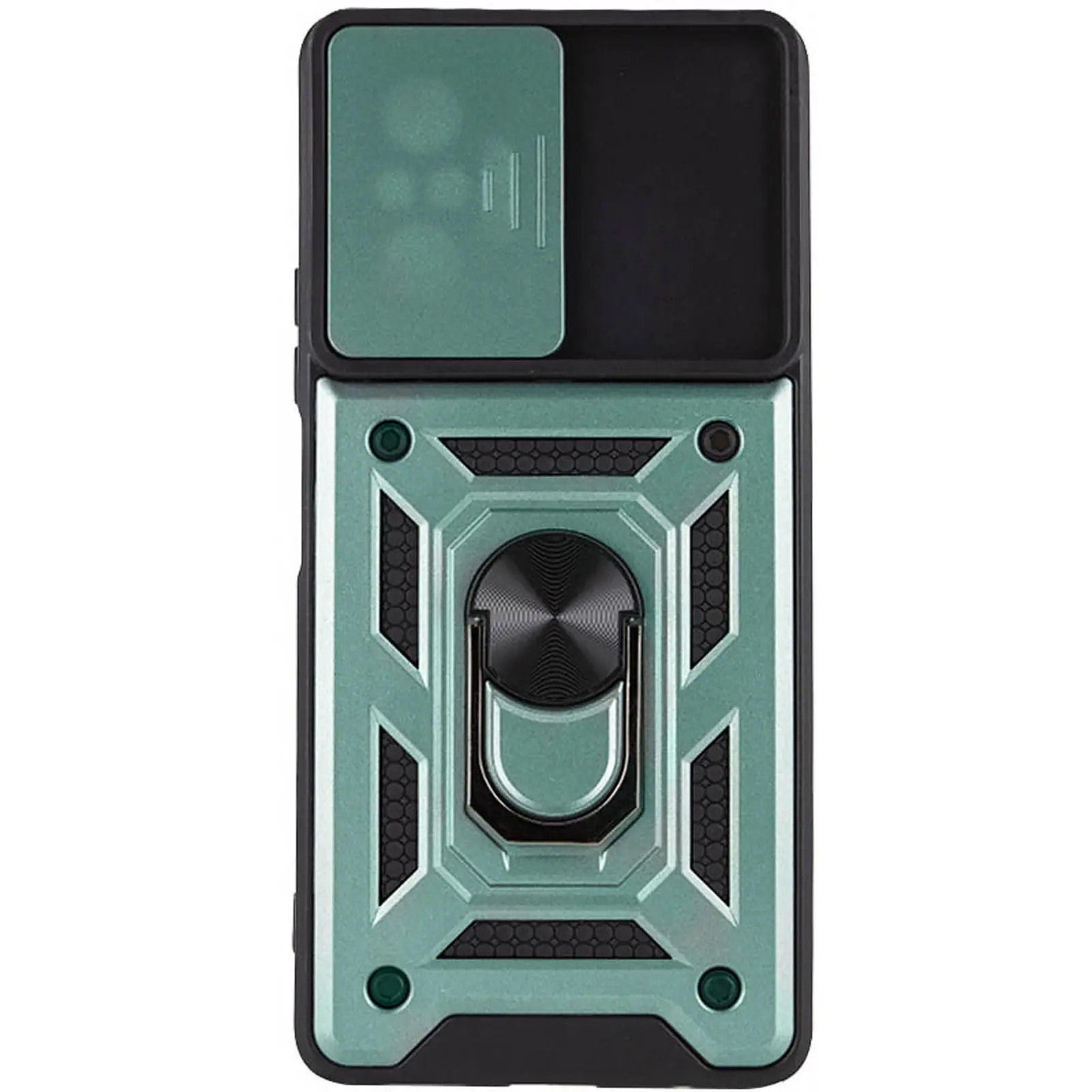 Чехол Ummi Camshield Serge Ring для Xiaomi Redmi Note 10 Pro / 10 Pro Max, Зеленый 1, TPU+PC, купить оптом с доставкой