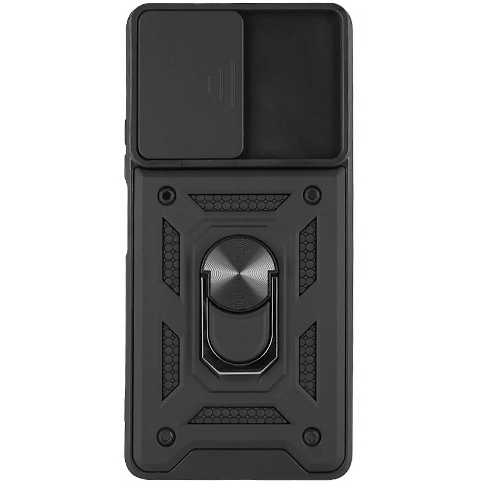 Чехол Ummi Camshield Serge Ring для Xiaomi Redmi Note 10 Pro / 10 Pro Max, Черный 1, TPU+PC, купить оптом с доставкой