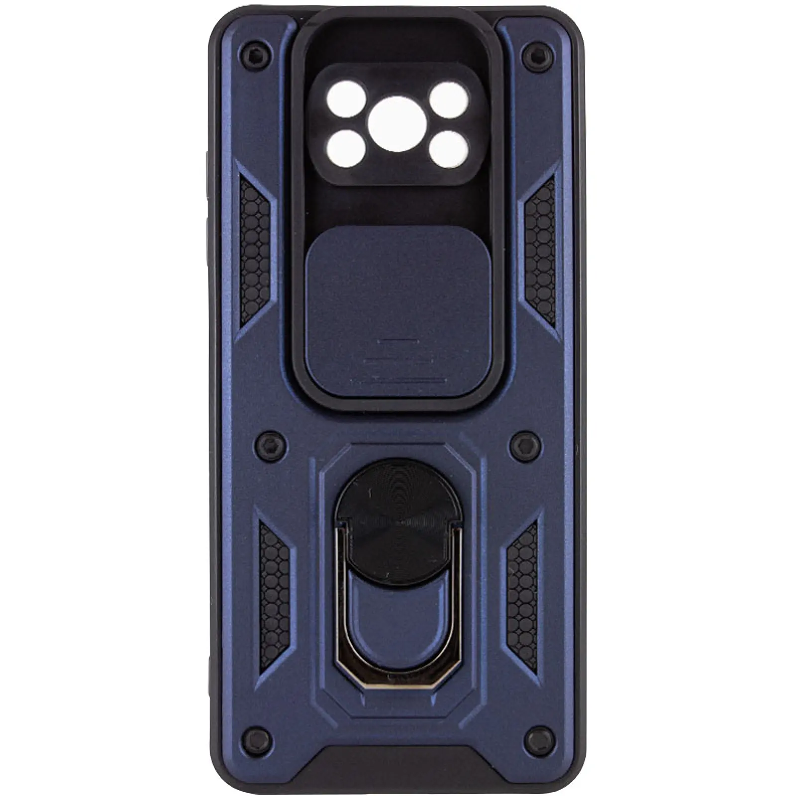 Чехол Ummi Camshield Serge Ring для Xiaomi Poco X3 NFC / Poco X3 Pro, Синий, TPU+PC, купить оптом с доставкой