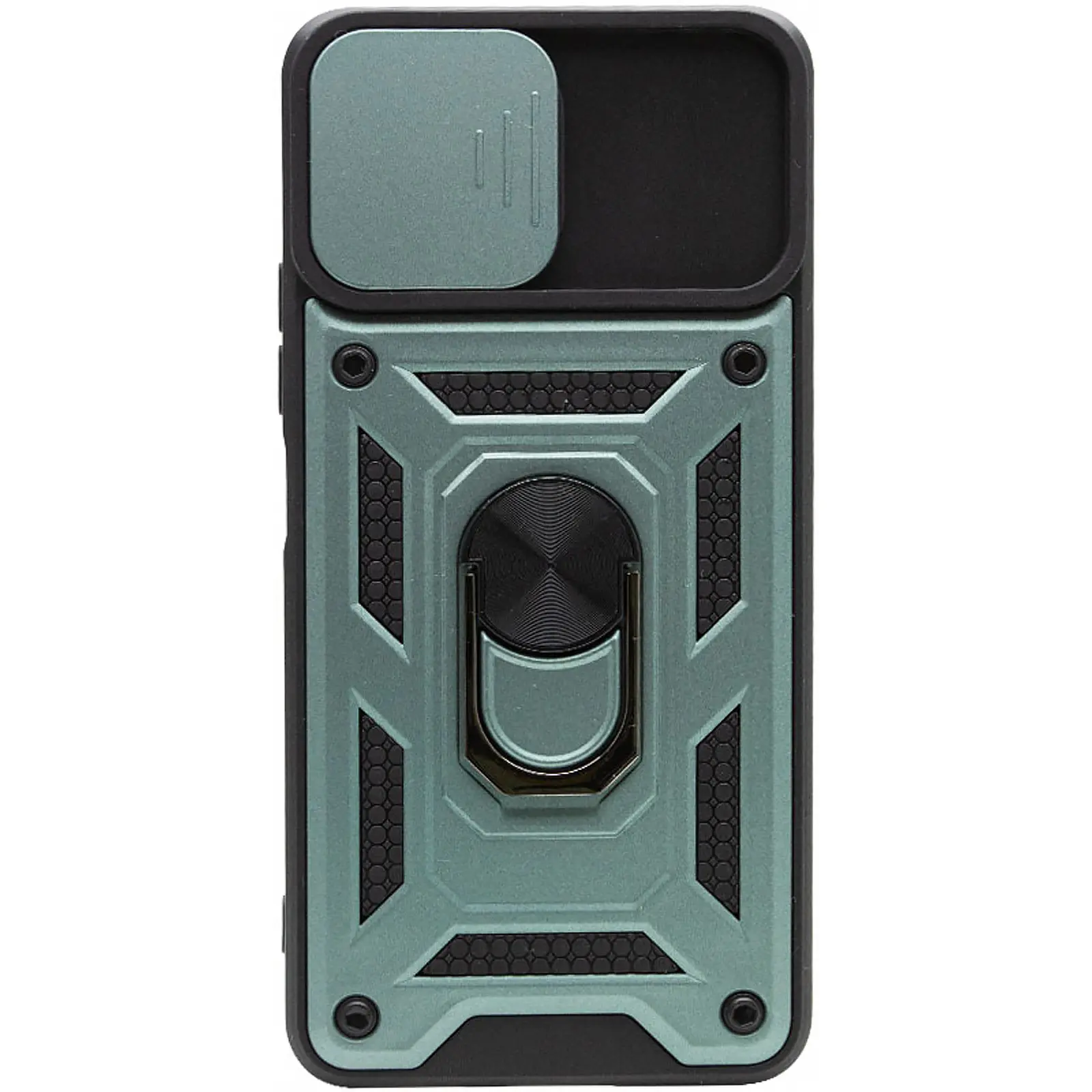 Чехол Ummi Camshield Serge Ring для Xiaomi Mi 11 Lite, Зеленый 1, TPU+PC, купить оптом с доставкой