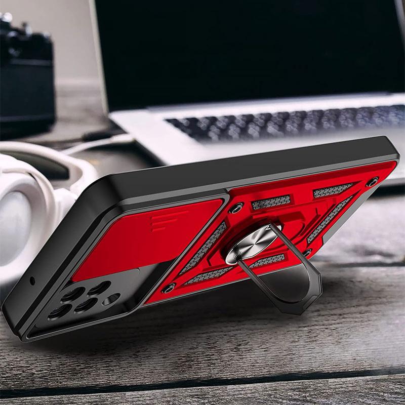 Протиударний чохол Ummi Camshield Serge Ring для Samsung Galaxy A22 4G | Броньований з кільцем-підставкою на малюнкі №2