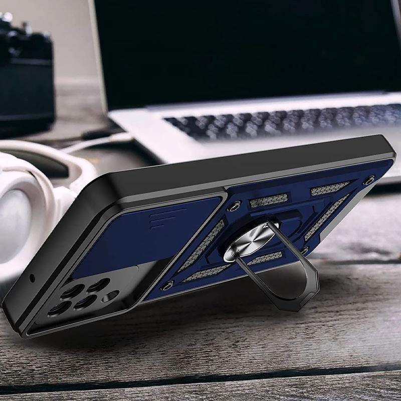 Протиударний чохол Ummi Camshield Serge Ring для Samsung Galaxy A22 4G | Броньований з кільцем-підставкою на малюнкі №2