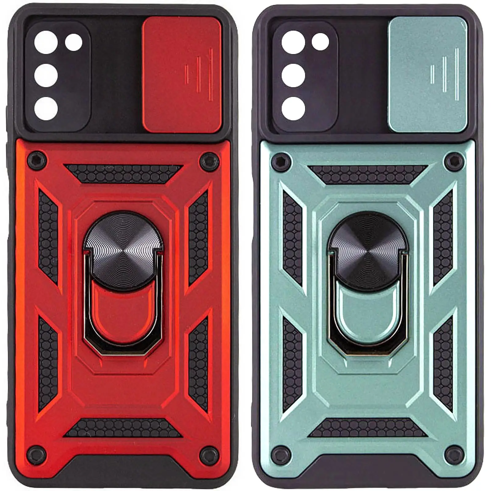 Чехол Ummi Camshield Serge Ring для Samsung Galaxy A03s, TPU+PC, купить оптом с доставкой