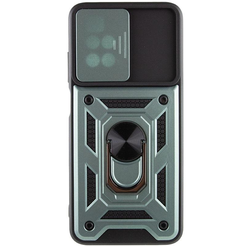 Противоударный чехол Ummi Camshield Serge Ring для Xiaomi Redmi 10 | Бронированый с кольцом-подставкой на картинке №3