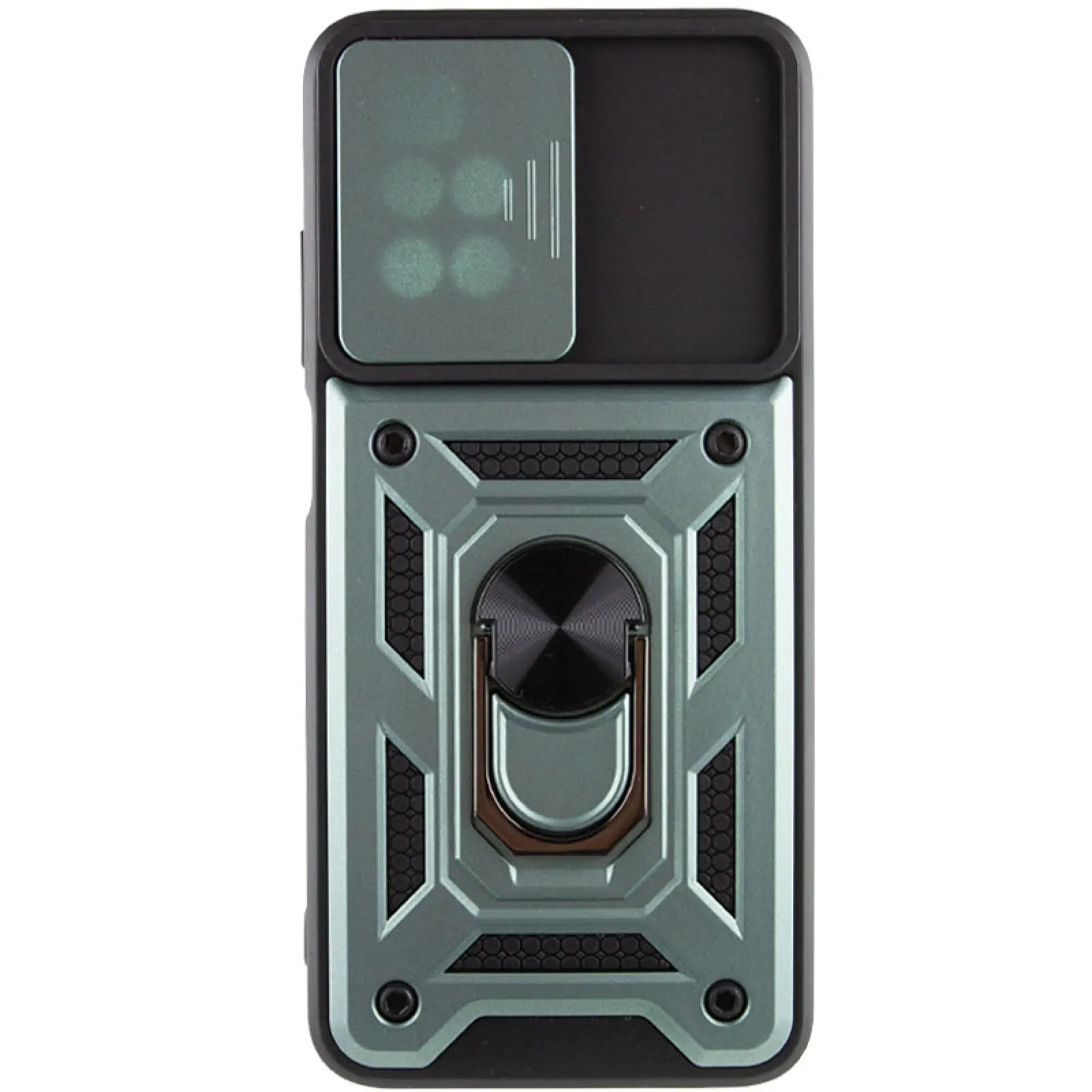 Чехол Ummi Camshield Serge Ring для Xiaomi Redmi 10, Зеленый / Green 2, TPU+PC, купить оптом с доставкой
