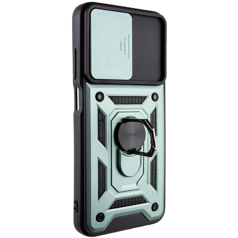Противоударный чехол Ummi Camshield Serge Ring для Xiaomi Redmi 10 | Бронированый с кольцом-подставкой на картинке №4