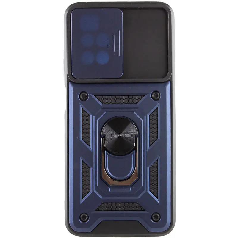 Чохол Ummi Camshield Serge Ring для Xiaomi Redmi 10, Синій / Navy 1, TPU+PC, купити оптом з доставкою