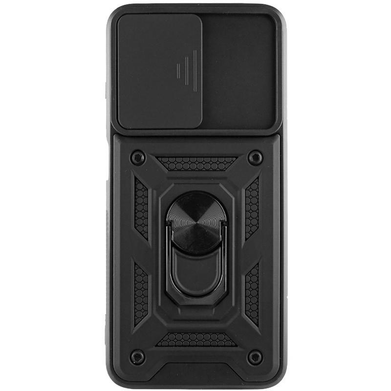 Противоударный чехол Ummi Camshield Serge Ring для Xiaomi Redmi 10 | Бронированый с кольцом-подставкой на картинке №2