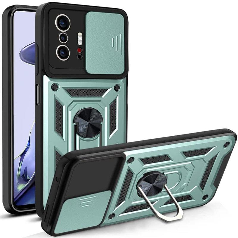 Противоударный чехол Ummi Camshield Serge Ring для Xiaomi 11T / 11T Pro | Бронированый с кольцом-подставкой Фото 1 Противоударный чехол Ummi Camshield Serge Ring для Xiaomi 11T / 11T Pro | Бронированый с кольцом-подставкой на картинке №1