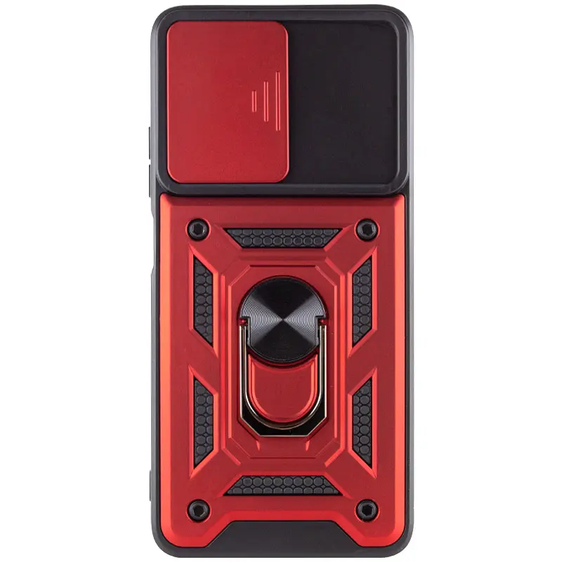 Чехол Ummi Camshield Serge Ring для Samsung Galaxy M52, Красный / Red 3, TPU+PC, купить оптом с доставкой