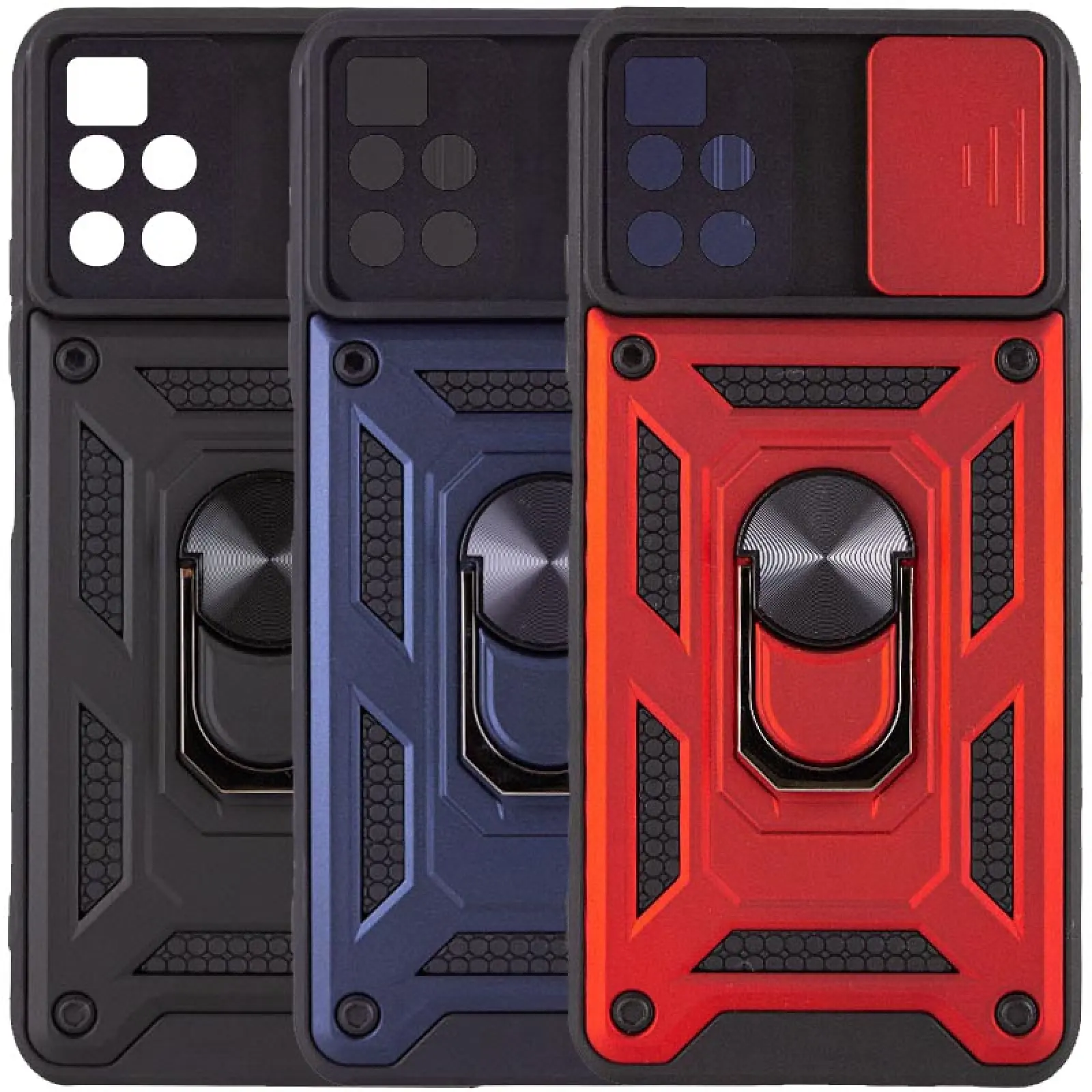 Чехол Ummi Camshield Serge Ring для Xiaomi Poco M4 Pro 5G, TPU+PC, купить оптом с доставкой