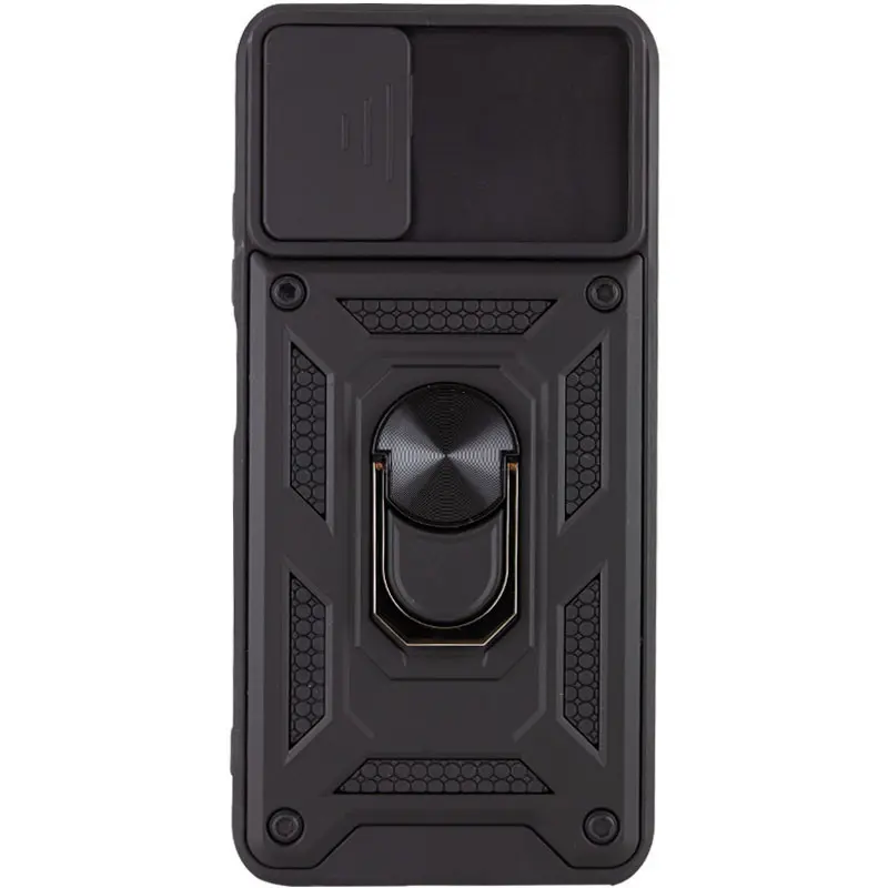 Чехол Ummi Camshield Serge Ring для Xiaomi Poco M4 Pro 5G, Черный / Black 1, TPU+PC, купить оптом с доставкой