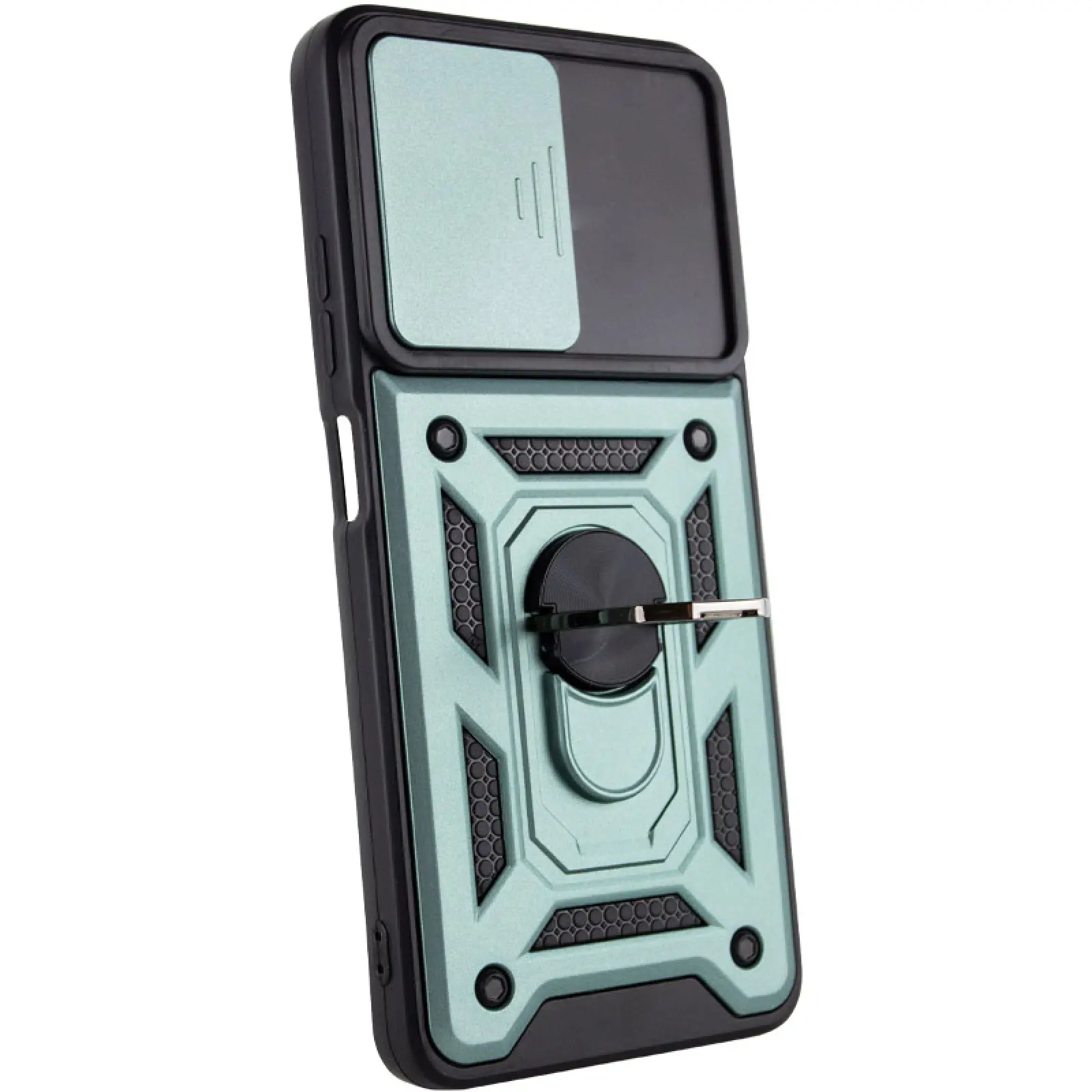 Чехол Ummi Camshield Serge Ring для Xiaomi Redmi Note 11 Pro 4G/5G/Note 11E Pro/ 12 Pro 4G, Зеленый 2, TPU+PC, купить оптом с доставкой