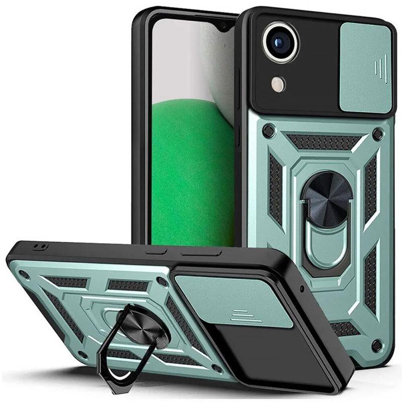 Протиударний чохол Ummi Camshield Serge Ring для Samsung Galaxy A03 Core | Броньований з кільцем-підставкою на малюнкі №1