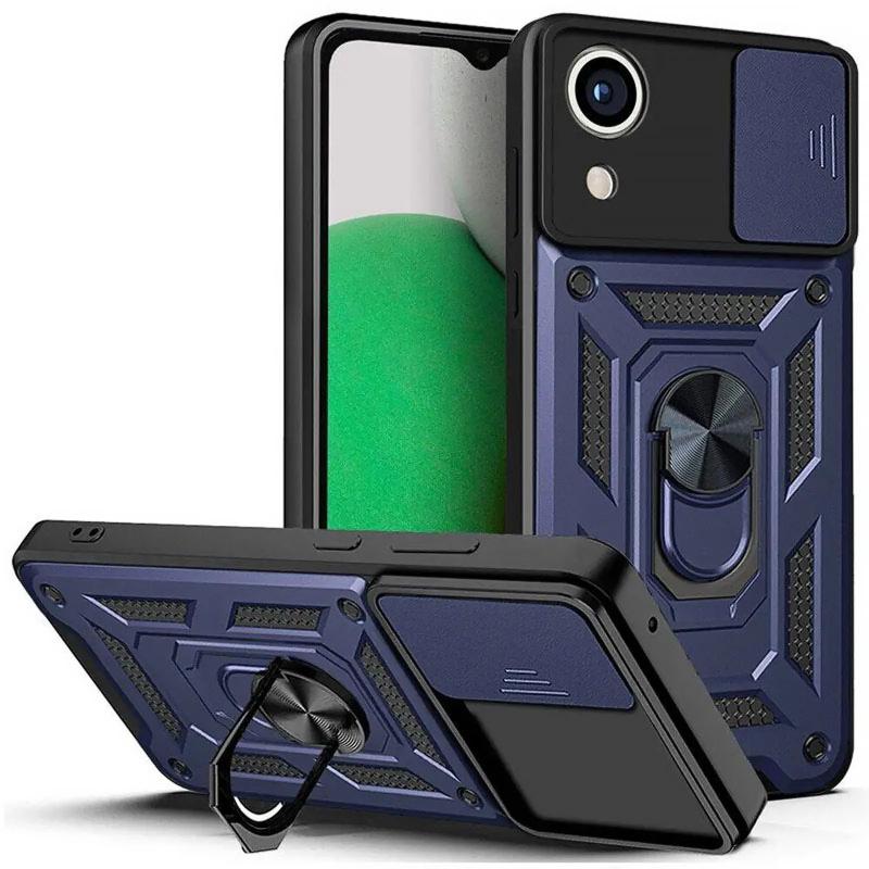 Протиударний чохол Ummi Camshield Serge Ring для Samsung Galaxy A03 Core | Броньований з кільцем-підставкою на малюнкі №1