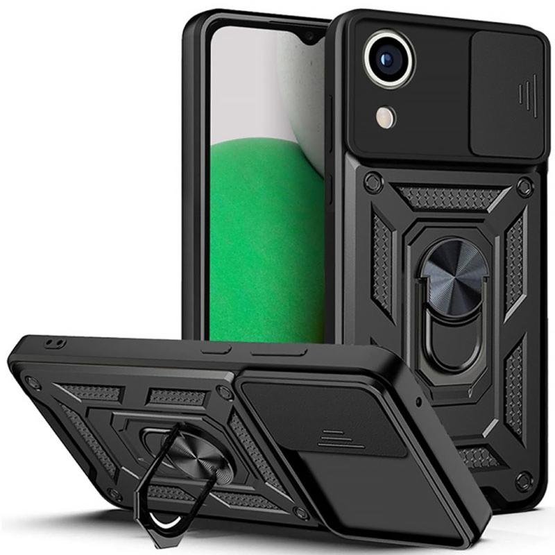 Протиударний чохол Ummi Camshield Serge Ring для Samsung Galaxy A03 Core | Броньований з кільцем-підставкою на малюнкі №1