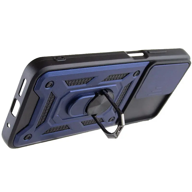 Чохол Ummi Camshield Serge Ring для Xiaomi Redmi Note 11 (Global) / Note 11S, Синій / Navy 3, TPU+PC, купити оптом з доставкою