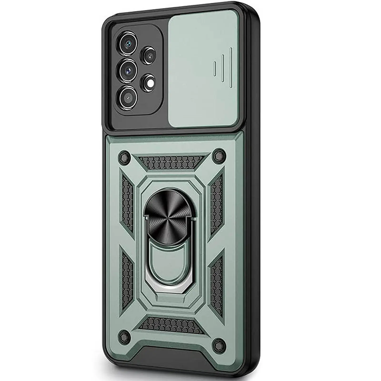 Чехол Ummi Camshield Serge Ring для Samsung Galaxy A53 5G, Зеленый, TPU+PC, купить оптом с доставкой