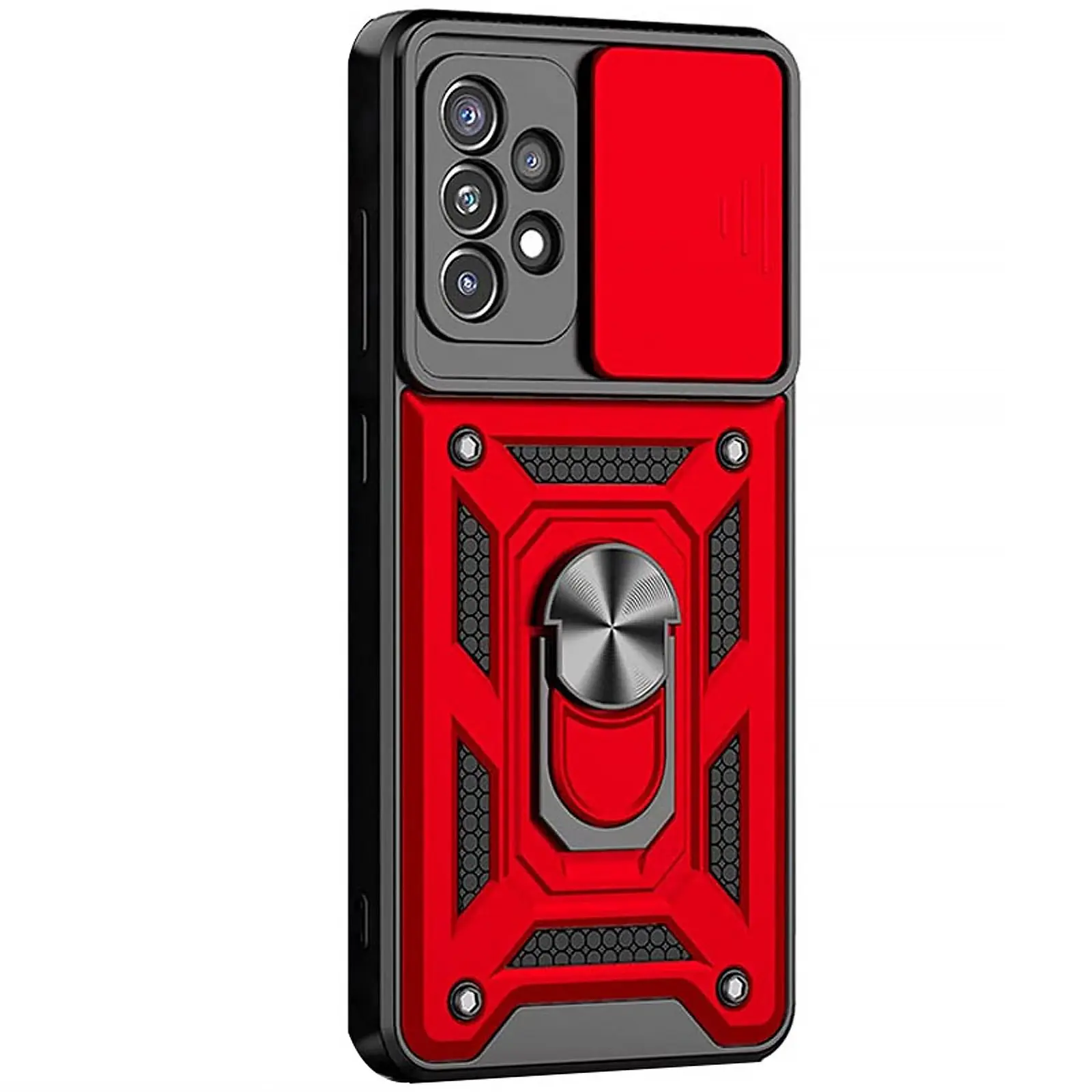 Чехол Ummi Camshield Serge Ring для Samsung Galaxy A73 5G, Красный, TPU+PC, купить оптом с доставкой