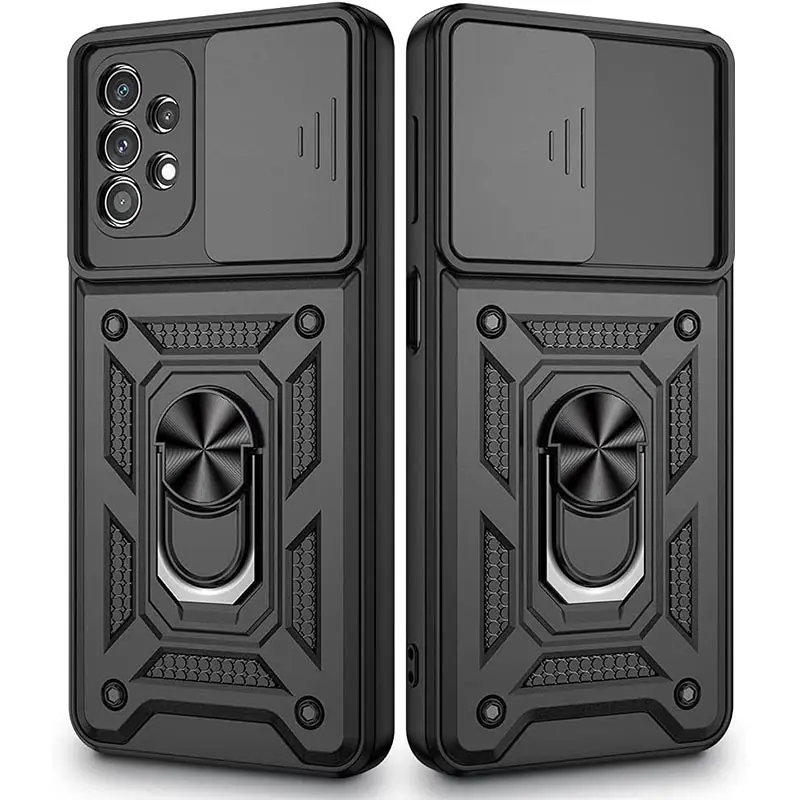 Чехол Ummi Camshield Serge Ring для Samsung Galaxy A73 5G, Черный / Black 1, TPU+PC, купить оптом с доставкой