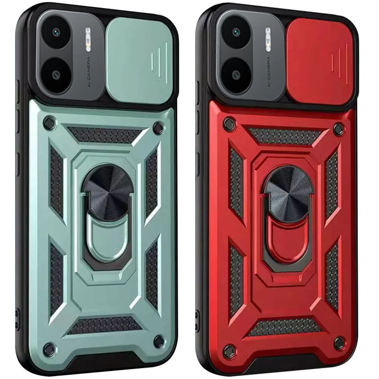 Чехол Ummi Camshield Serge Ring для Xiaomi Redmi A1 / A2, TPU+PC, купить оптом с доставкой