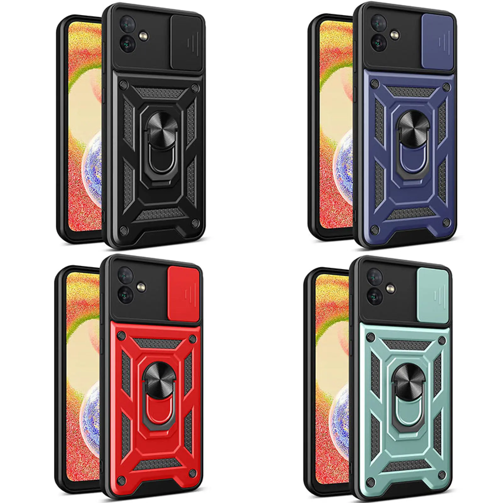 Чехол Ummi Camshield Serge Ring для Samsung Galaxy A04, TPU+PC, купить оптом с доставкой