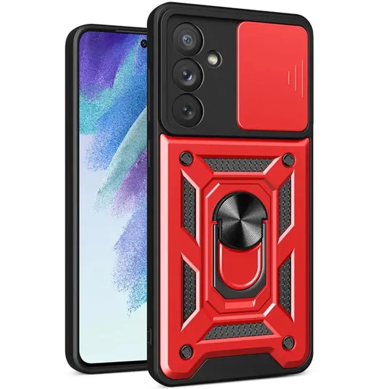 Чехол Ummi Camshield Serge Ring для Samsung Galaxy A34 5G, Красный / Red, TPU+PC, купить оптом с доставкой