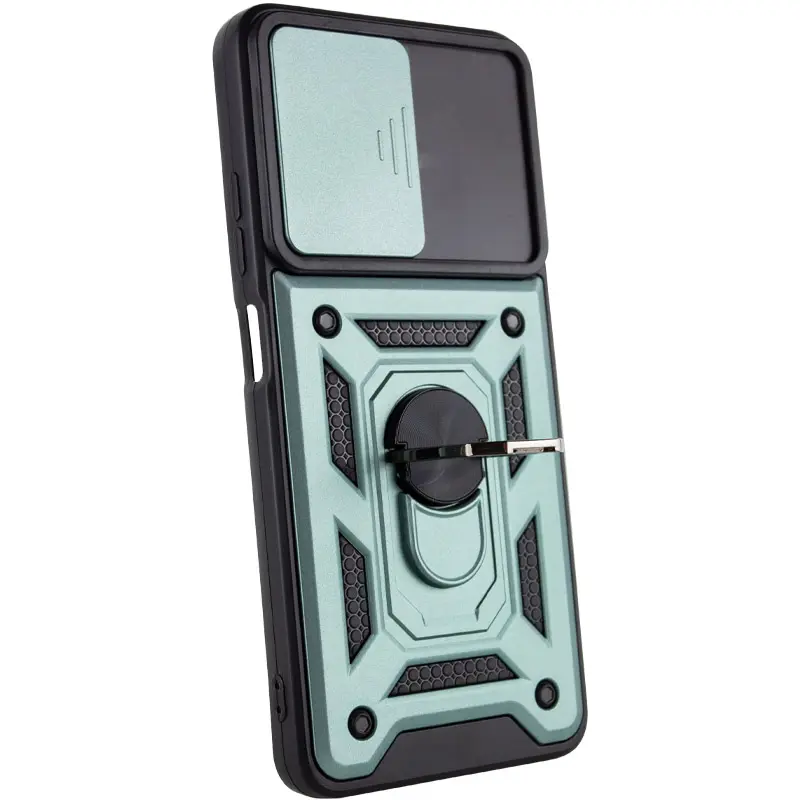 Чехол Ummi Camshield Serge Ring для Samsung Galaxy A24 4G, Зеленый / Green 2, TPU+PC, купить оптом с доставкой