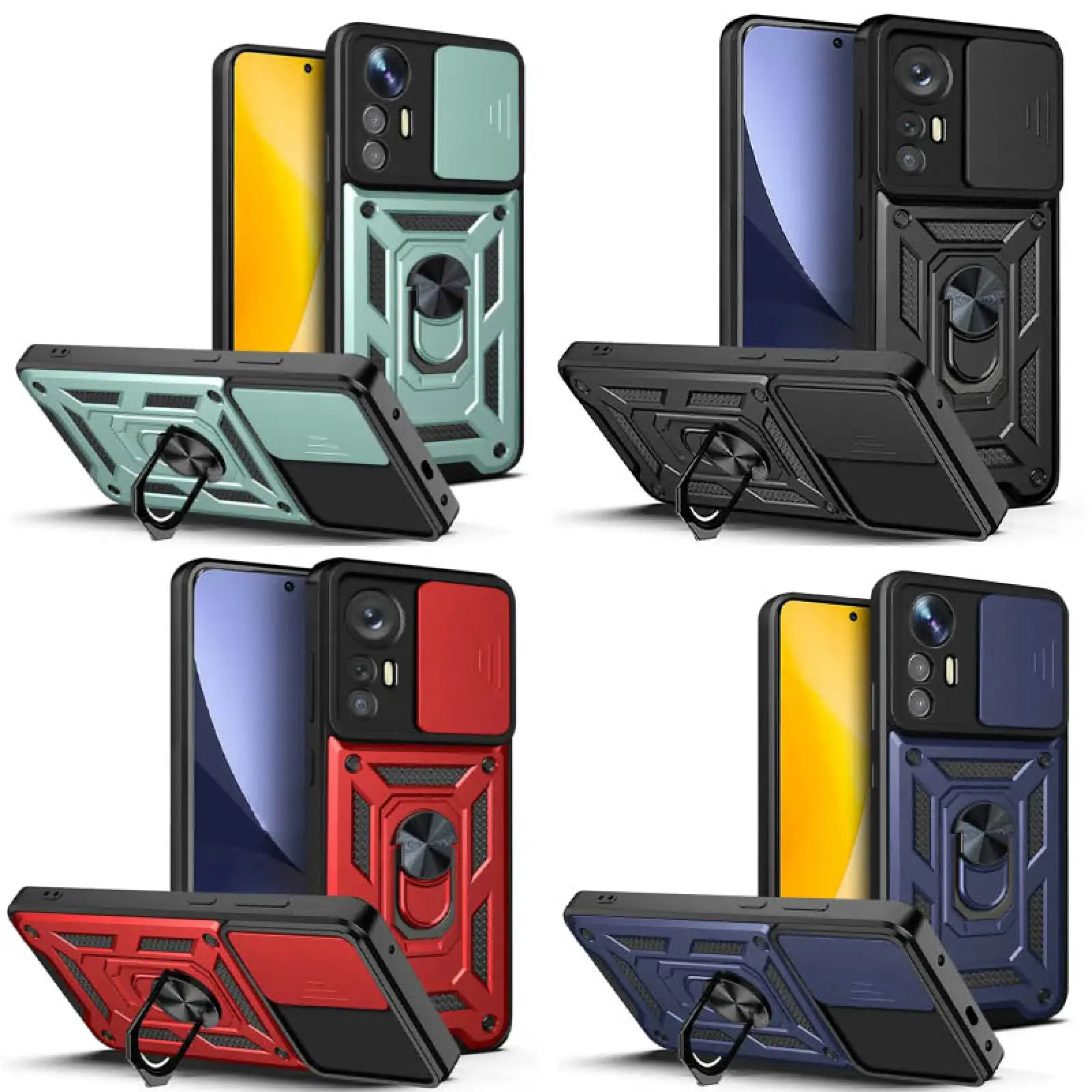 Чехол Ummi Camshield Serge Ring для Xiaomi Redmi Note 12S, TPU+PC, купить оптом с доставкой