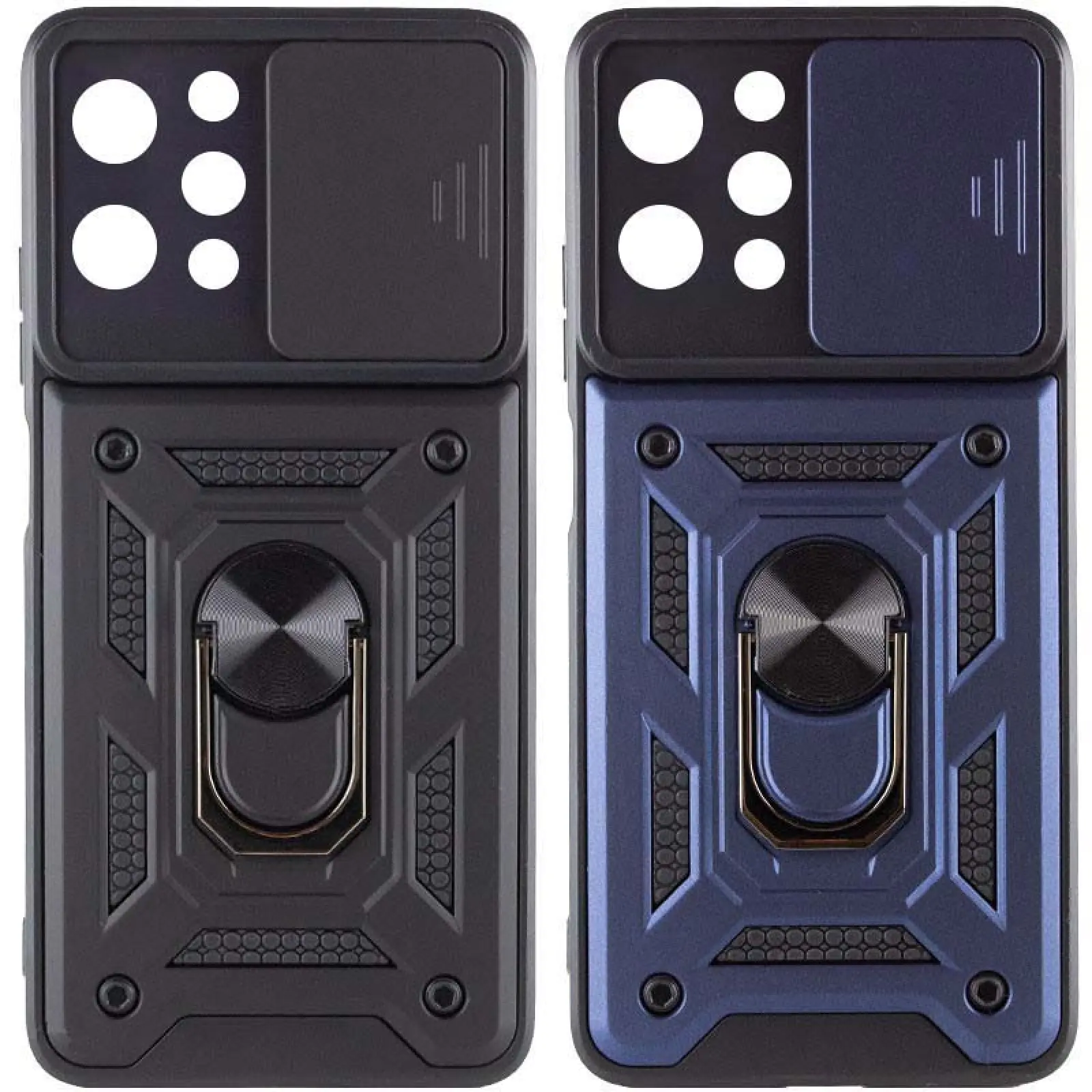 Чехол Ummi Camshield Serge Ring для Xiaomi Redmi 12 / Poco M6 Pro 5G, TPU+PC, купить оптом с доставкой