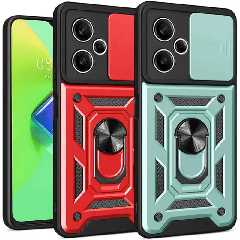 Чехол Ummi Camshield Serge Ring для Xiaomi Poco M6 Pro 5G, TPU+PC, купить оптом с доставкой