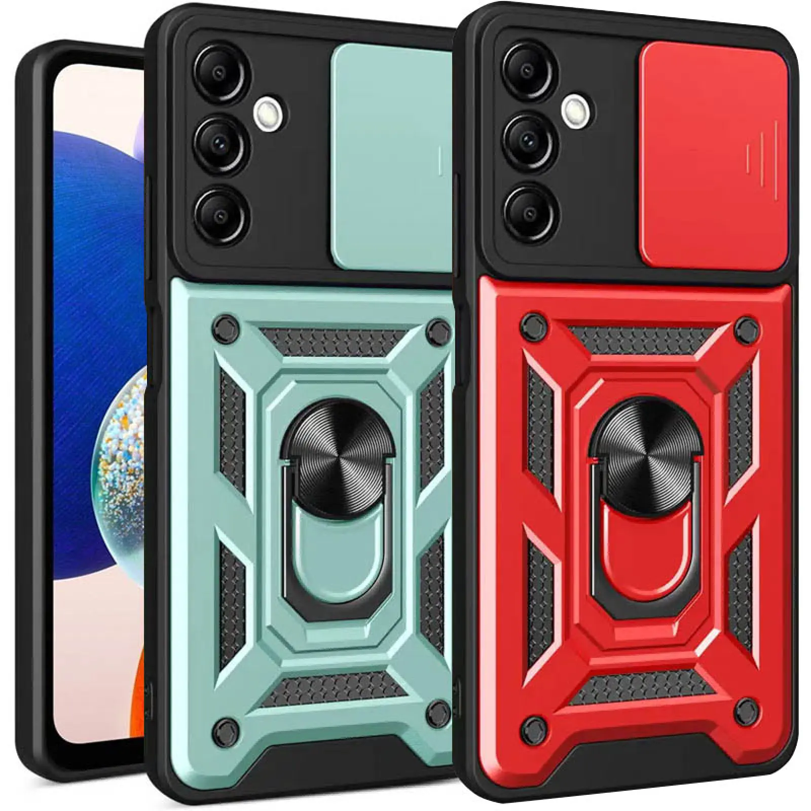 Чехол Ummi Camshield Serge Ring для Samsung Galaxy A05s, TPU+PC, купить оптом с доставкой