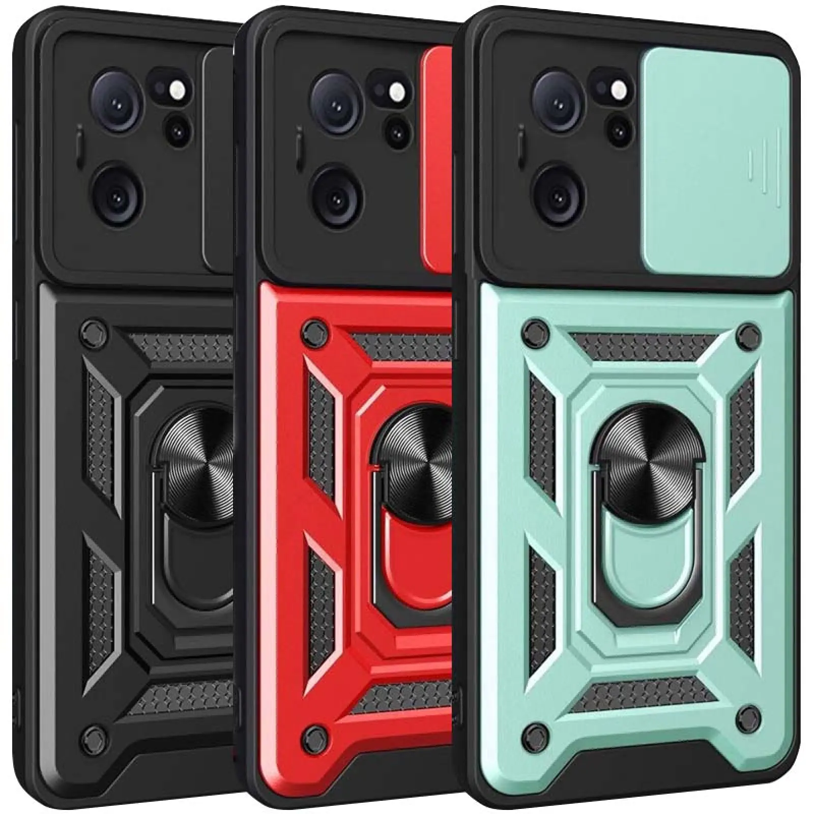 Чехол Ummi Camshield Serge Ring для Xiaomi 13T / 13T Pro, TPU+PC, купить оптом с доставкой