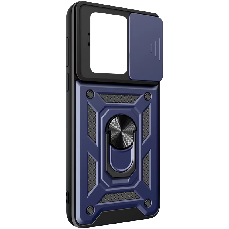 Чохол Ummi Camshield Serge Ring для Xiaomi 13T / 13T Pro, Синій / Navy 2, TPU+PC, купити оптом з доставкою