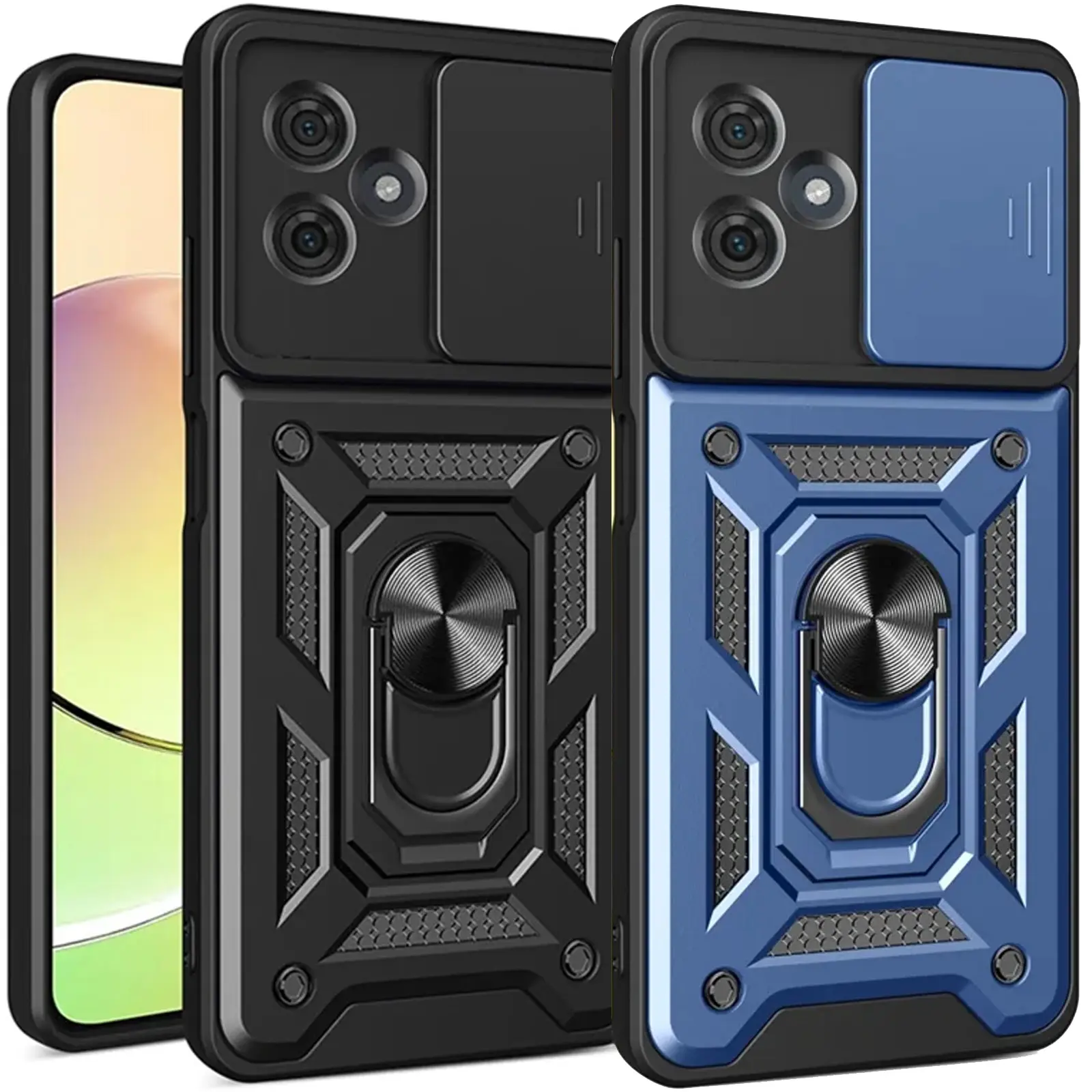Чехол Ummi Camshield Serge Ring для Motorola Moto G54, TPU+PC, купить оптом с доставкой