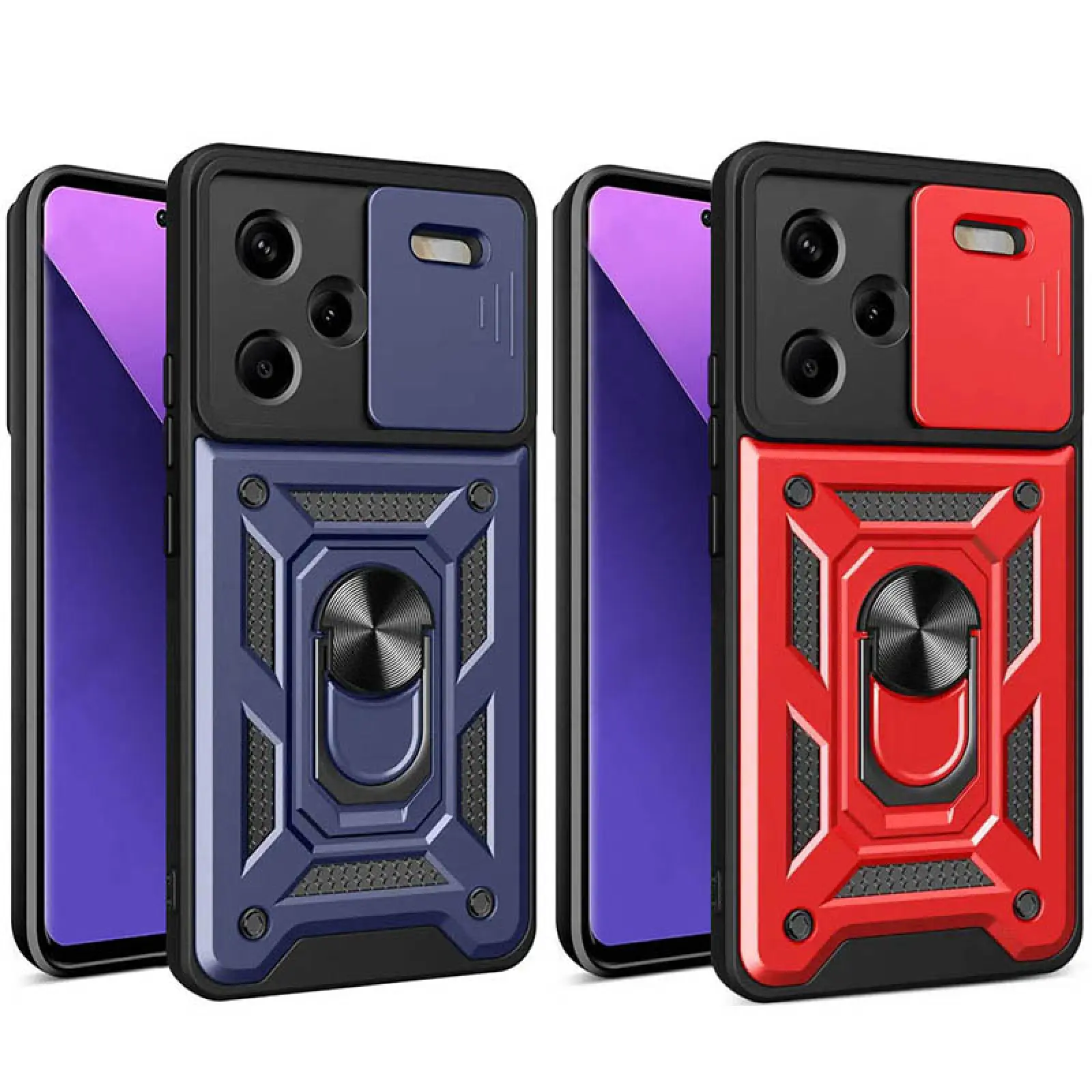 Чехол Ummi Camshield Serge Ring для Xiaomi Redmi Note 13 Pro+, TPU+PC, купить оптом с доставкой