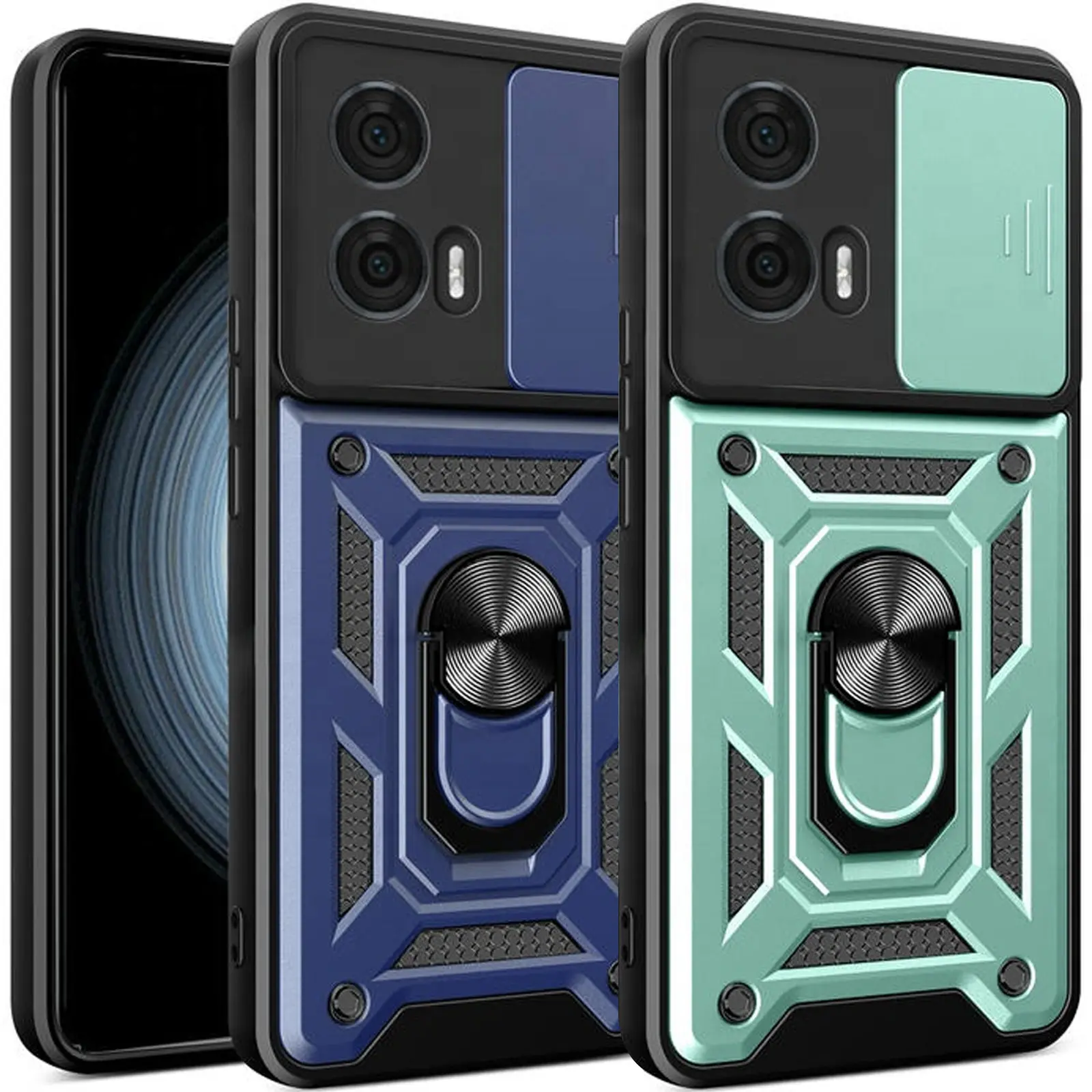 Чехол Ummi Camshield Serge Ring для Motorola Moto G24 / G04, TPU+PC, купить оптом с доставкой