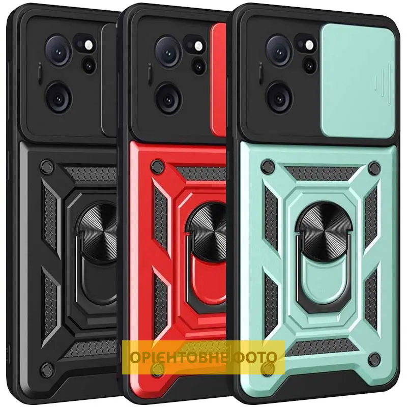 Чехол Ummi Camshield Serge Ring для Xiaomi Poco X6 / Note 13 Pro 5G, TPU+PC, купить оптом с доставкой