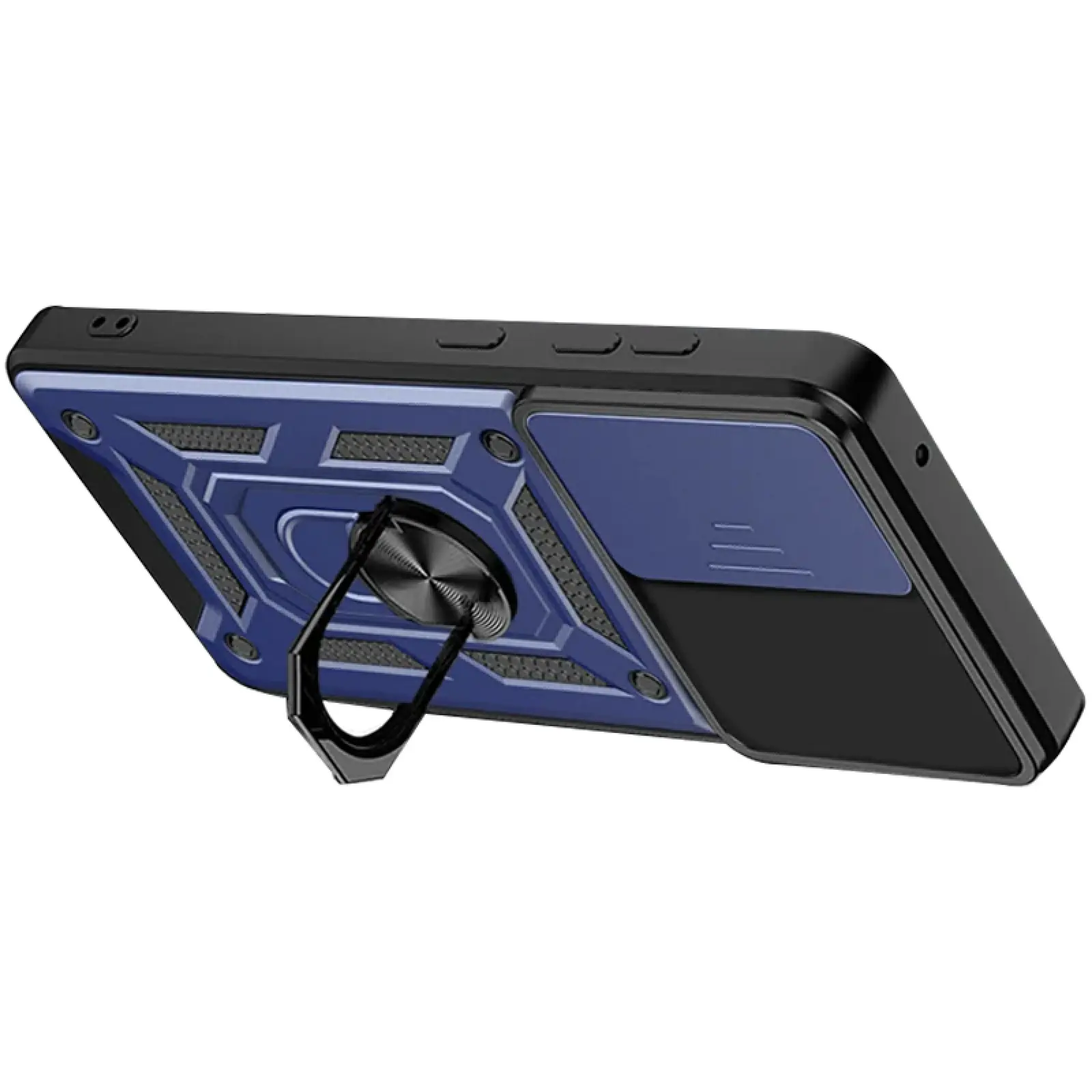 Чехол Ummi Camshield Serge Ring для Samsung Galaxy A35, Синий 1, TPU+PC, купить оптом с доставкой