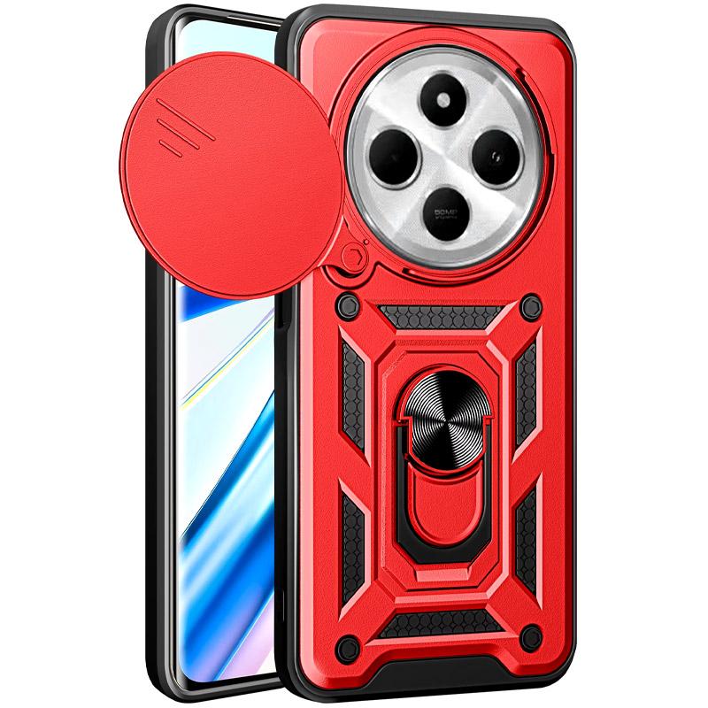 Протиударний чохол Ummi Camshield Serge Ring для Xiaomi Redmi 14C / Poco C75 | Броньований з кільцем-підставкою на малюнкі №1