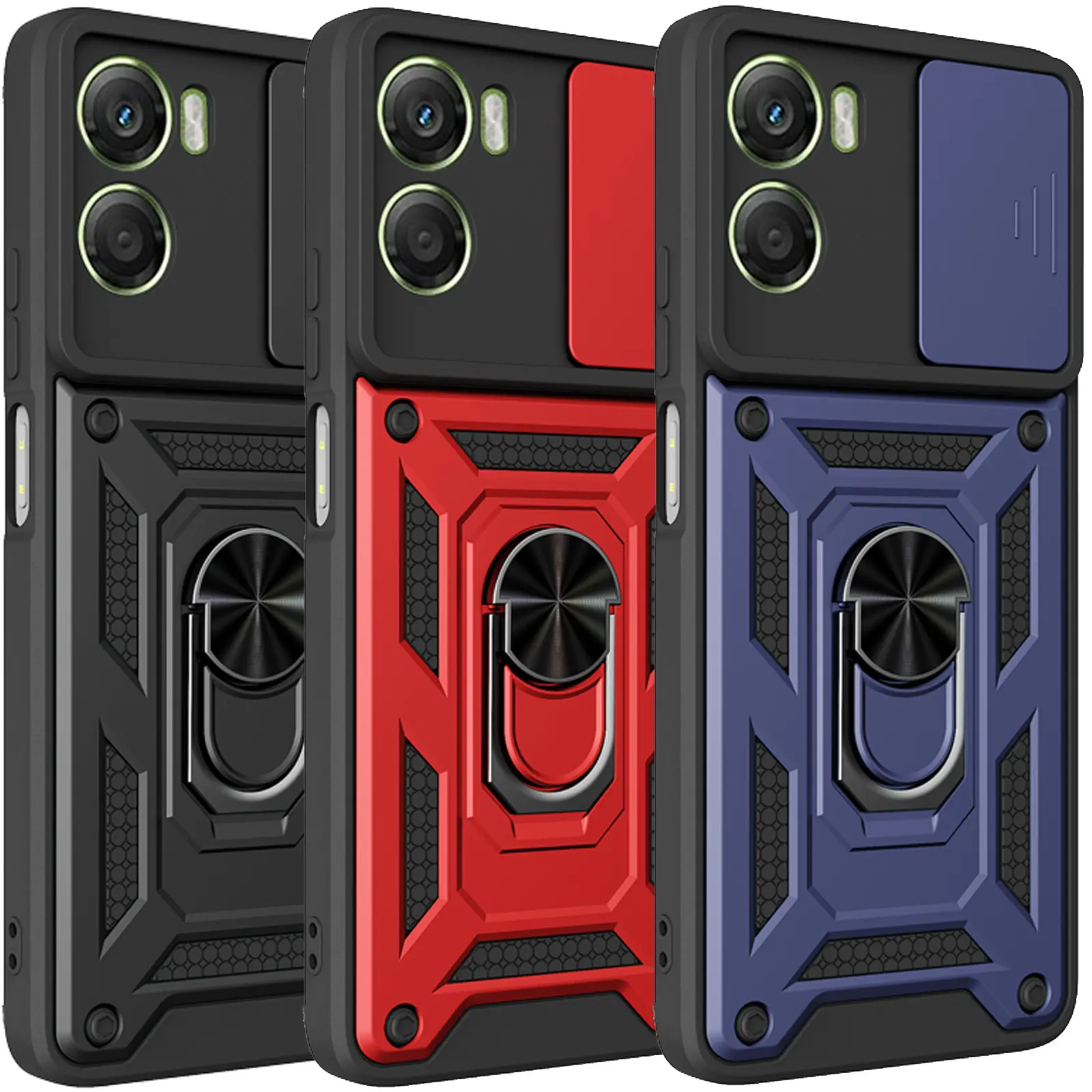 Чехол Ummi Camshield Serge Ring для Motorola Moto G05 / E15, TPU+PC, купить оптом с доставкой