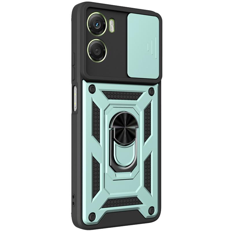 Противоударный чехол Ummi Camshield Serge Ring для Motorola Moto G05 | Бронированый с кольцом-подставкой на картинке №1