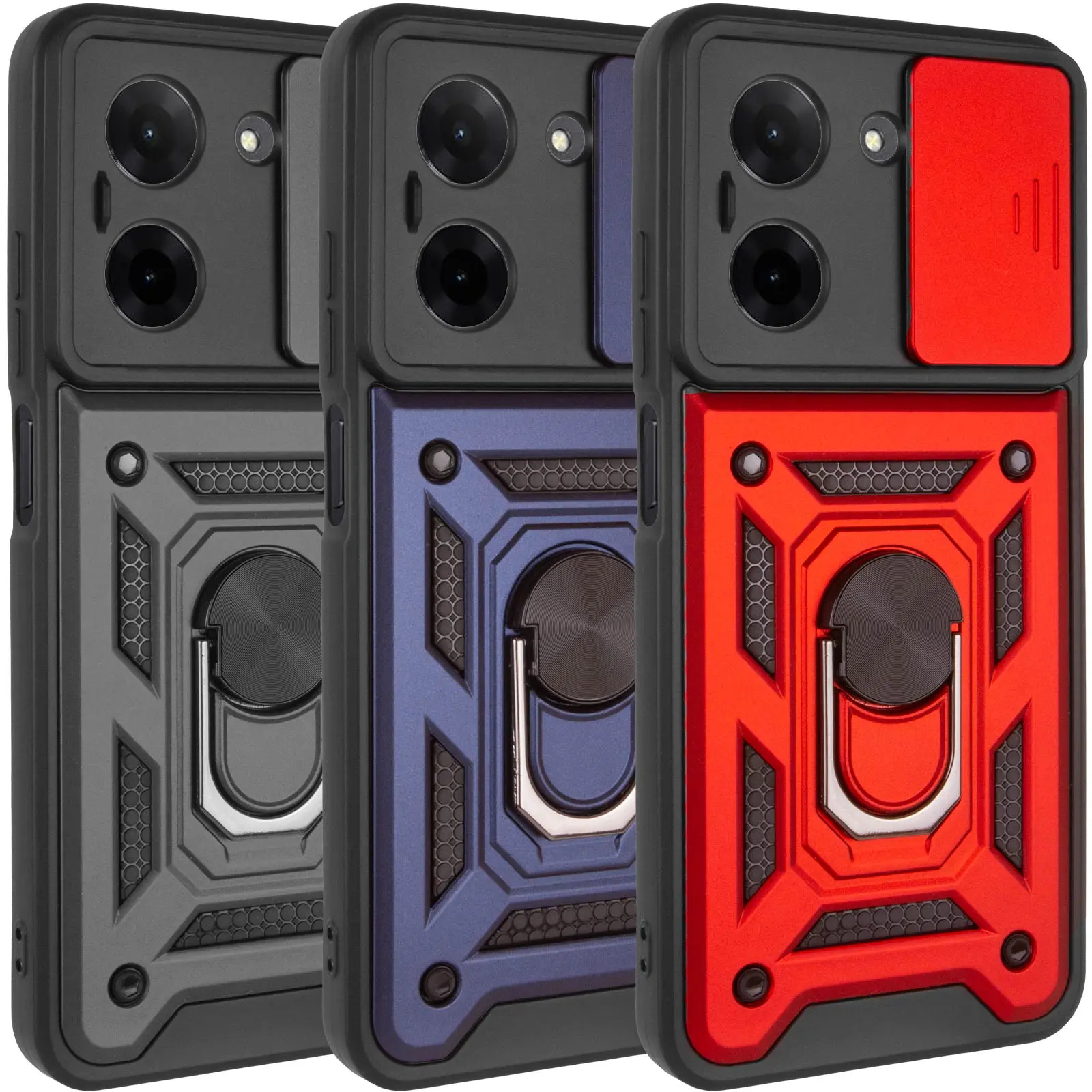 Чехол Ummi Camshield Serge Ring для Xiaomi Redmi A5 / Poco C71, TPU+PC, купить оптом с доставкой