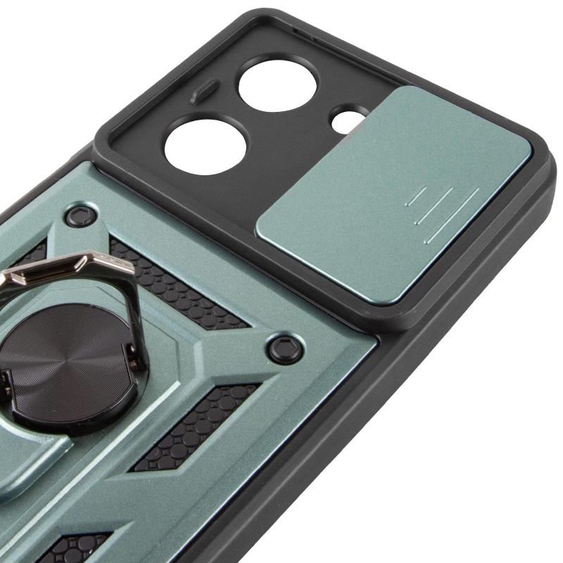 Противоударный чехол Ummi Camshield Serge Ring для Xiaomi Redmi A5 | Бронированый с кольцом-подставкой на картинке №6